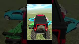 Indian bike driving 3d thar monster car power angry shortshortvideo