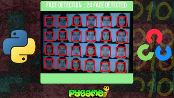 Count Person Face & Face Detection Apps | Pygame & Opencv | KNOWLEDGE DOCTOR