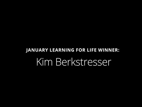 January 2021 Learning for Life Award Recipient: Kim Berkstresser
