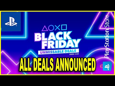 PSN BLACK FRIDAY SALE 2021 | All Deals Announced  - Playstation Store Black Friday Deals