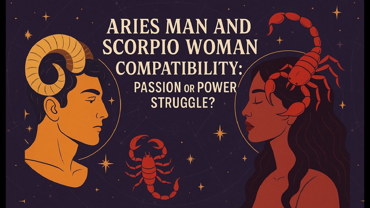 Aries Man and Scorpio Woman Compatibility Passion or Power Struggle