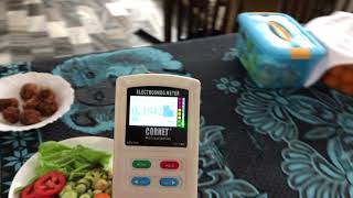 Cornet ED88TPlus - Measuring EMF levels from microwave oven - 2/2