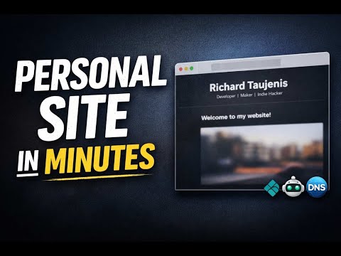 Build a Personal Website in Minutes