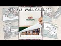 BTS 2021 WALL CALENDAR 달력 カレンダー
