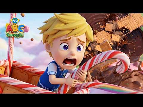 ตอนที่ 3 อาณาจักรขนม🍭│ทีมผจญภัย ABC│เราจะเรียนรู้คำศัพท์อะไรบ้าง?│หมากฝรั่ง│โรโบคาร์โพลีทีวี
