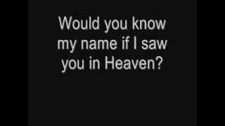 Video thumbnail of "Eric Clapton - Tears In Heaven (lyrics)"
