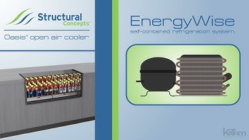 Structural Concepts Oasis® 47.25-in. Undercounter Open Air Cooler (CO43R-CH)