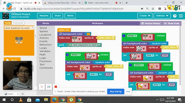 Sprite Lab, Random position Project by Abhinav in Malayalam I Learn Scratch Programming