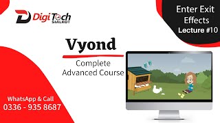 How to add enter and exit effects in vyond - 10th Lecture