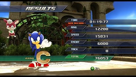 Rooftop Run Act1 speedrun 01:19:77【Sonic Unleashed Recompiled】