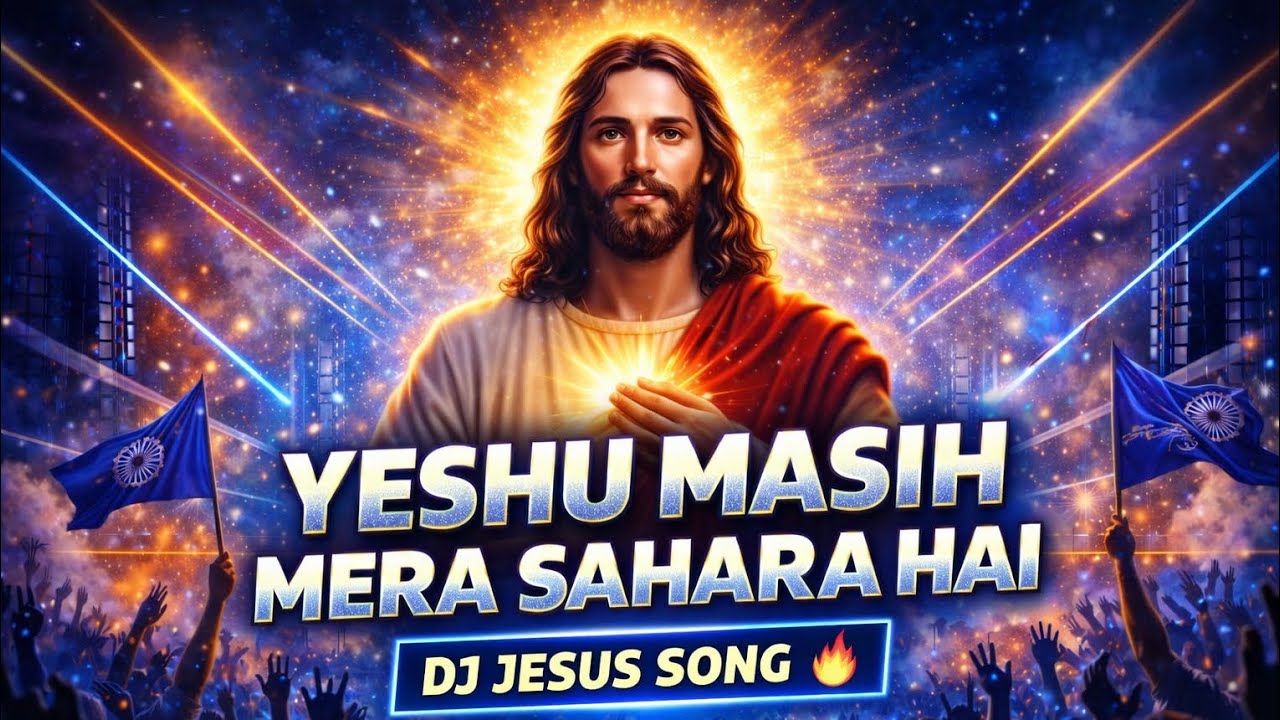 DJ YESHU 🔥YESHU MASIH MERA SAHARA HAI ✝️ | Hard DJ Worship Song | DJ Yeshu