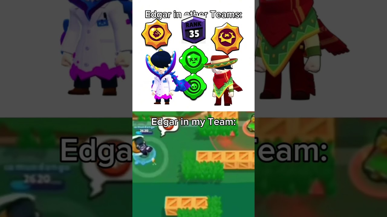 Edgar in my Team vs. in other Teams 💔😭🥶🥵🫣 