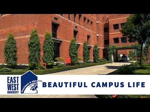 East West University with a happy campus (EWUBD) | One of the Best University in Bangladesh