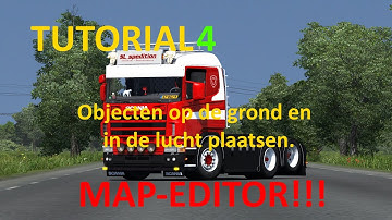 ETS2 1.40!!! []TUTORIAL4: OBJECTEN OP DE GROND EN IN DE LUCHT!!!