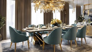 200 Modern Dining Room Decorating Ideas 2024 Living Room Dining Table | Luxury Home Interior Trends