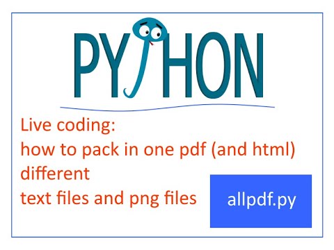 Pack everything into a PDF with Python