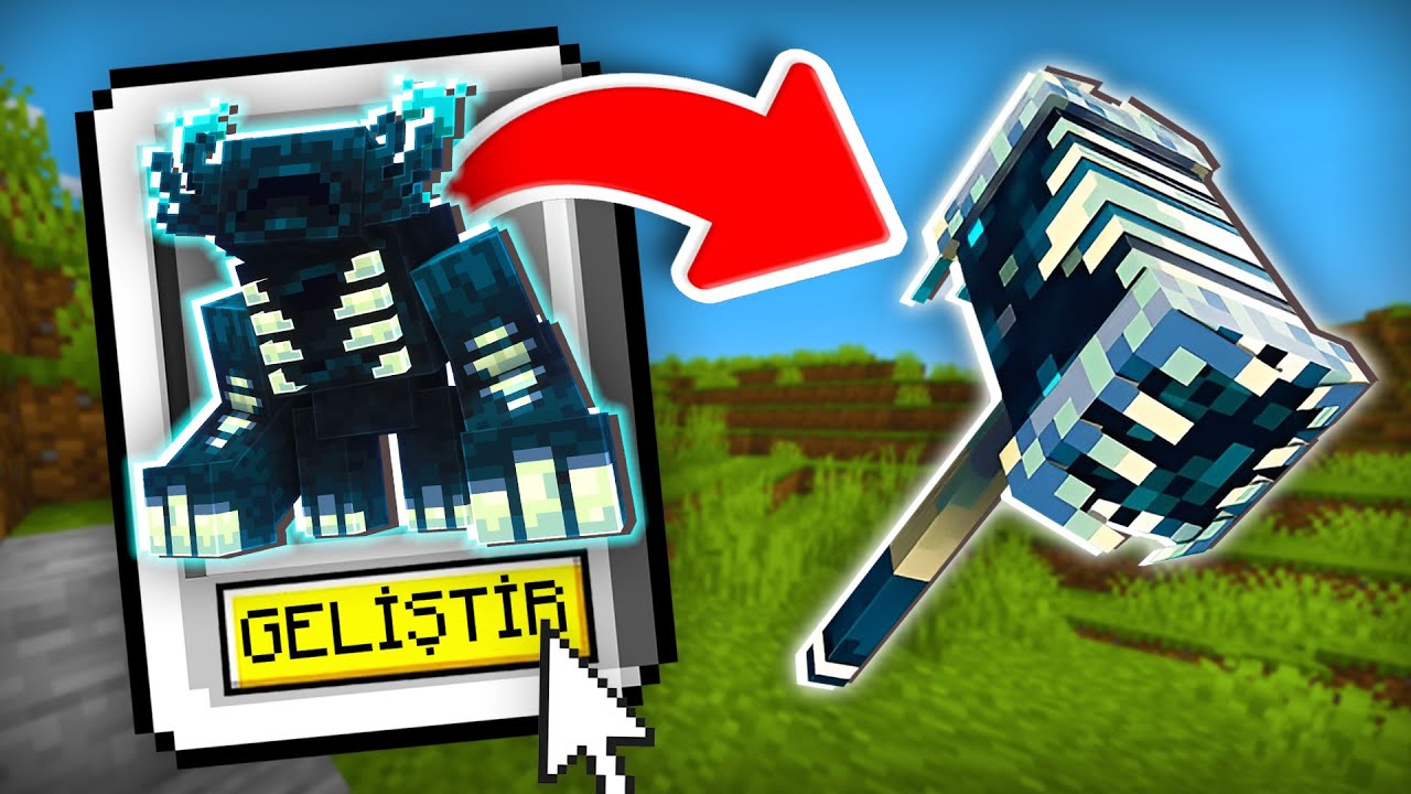 Minecraft ama WARDEN EŞYALARI VAR!