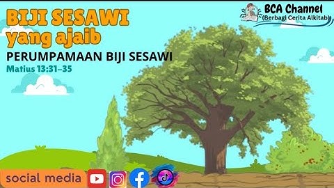 PERUMPAMAAN BIJI SESAWI (Mat.13:31-35). #berbagiceritaalkitab