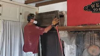 Removing an Ancient Door Frame and Finding Something Very Strange