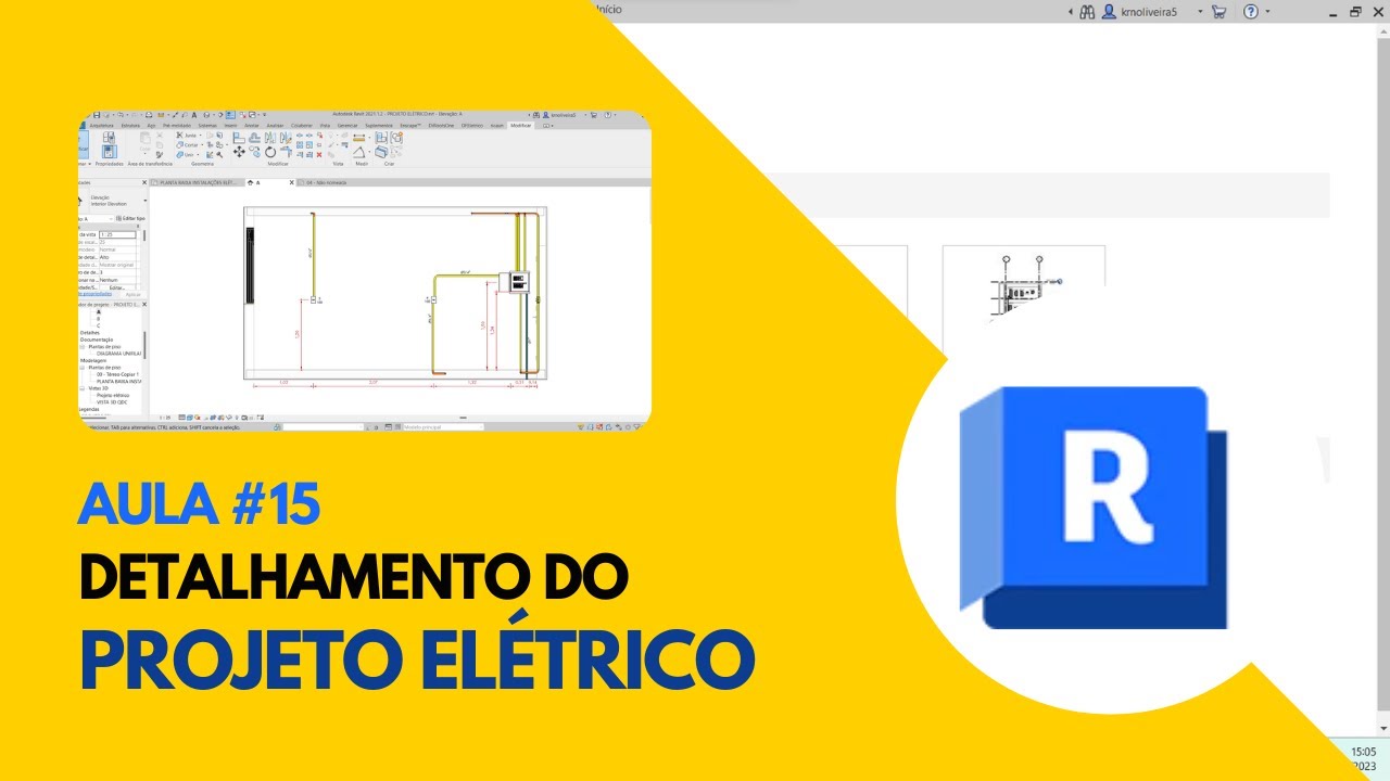 Projeto elétrico no Revit Mep #15 - Detalhamento do projeto elétrico