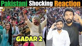 GADAR 2 MOVIE _ Sunny Deol Ameesha Patel at Wagah Border | Pak Reaction #sunnydeol #ameeshapatel