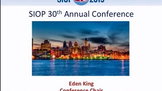 SIOP 2015 Annual Conference Closing Plenary Session