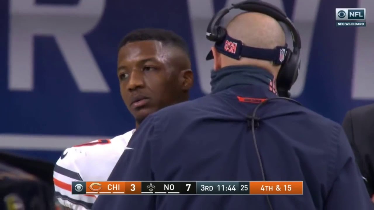 Anthony Miller Punches CJ Gardner-Johnson during Saints Game