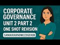 UNIT 2 ||PART 2 ||CORPORATE GOVERNANCE ||B.COM PROG. &HONS. ||#samairaknowlegehub