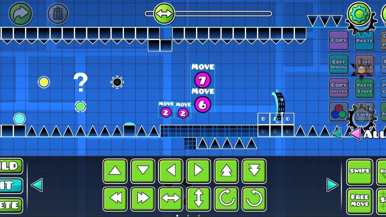 Hard level in geometry dash - YouTube