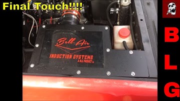 LS Swap C10 Custom DIY Cold Air Box final details