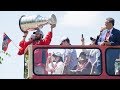 Alex Ovechkin has a ball at the Capitals Championship Parade