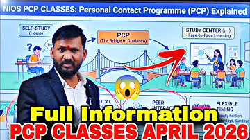 NIOS PCP Classes April 2026 | Full Information & Latest Updates | Attendance, Timing, Center Details