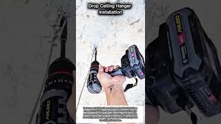Drop Ceiling Hanger Installation
