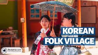 Visit a Korean folk village