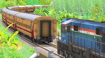 WDM3D SHUNTING ICF UTKRISHT TRAIN | BUMPY RAILROAD | RAILWORK TRAIN SIMULATOR GAME PLAY | NTG GAMING