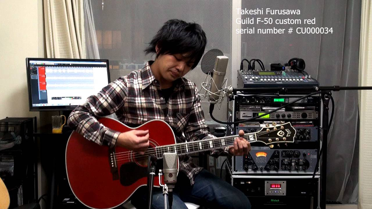 Across The Universe The Beatles Guild F-50 Takeshi Furusawa