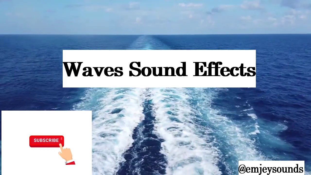 Waves Sound Effects (NO COPYRIGHT) YouTube