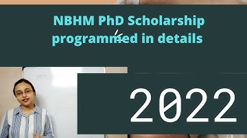 The present rules and regulations governing the ground of NBHM PhD Scholarship programmed in details