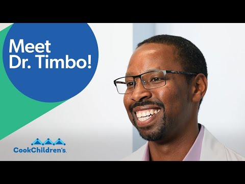 Meet Dr. Timbo Cook Children's Pediatrics Lake Forest Cook Children's