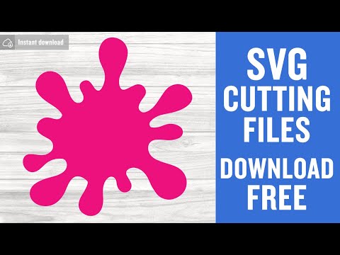 Paint Splatter Svg Free Cutting Files for Cricut Free Download