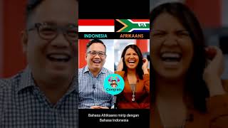 Bahasa Afrikaans mirip dengan Bahasa Indonesia #shorts