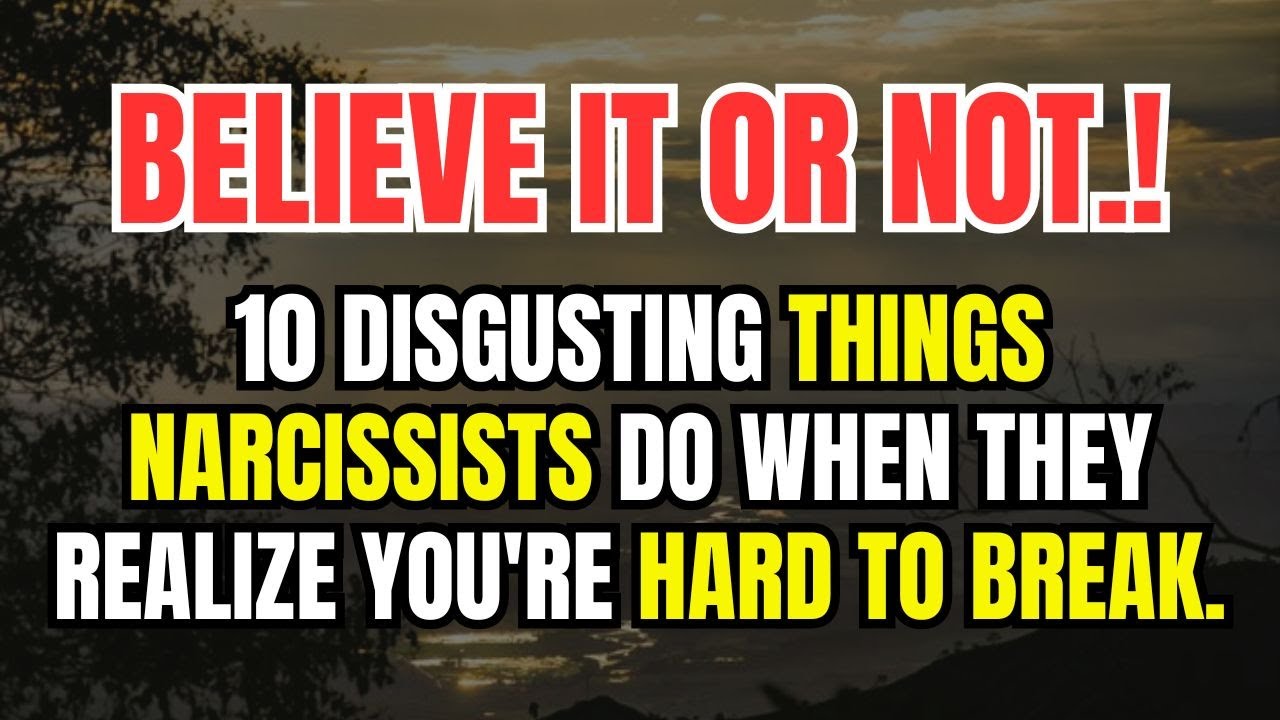 10 disgusting things narcissists do when they realize you're hard to ...
