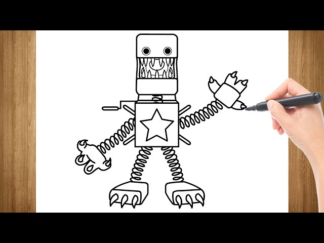 HOW TO DRAW Boxy Boo  Project Playtime ‎@amandadrawings en 2023