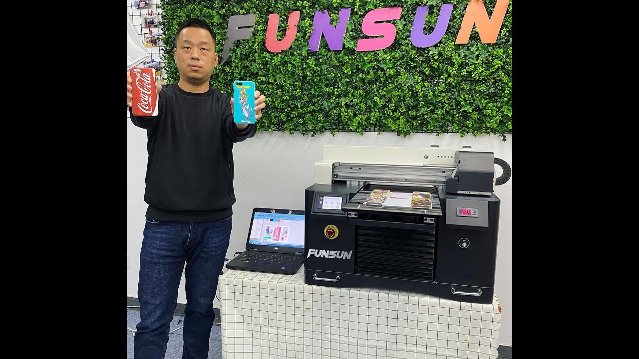 FUNSUN A3 UV Printer -- for phone case  mobile cover printing