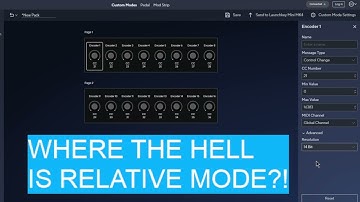 Novation Launchkey MK4 No RELATIVE mode for encoders in Custom Mode?! Play doesn