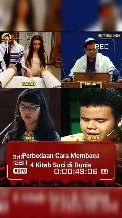 Bacaan kitab dari beberapa agama | Macam-macam kitab suci