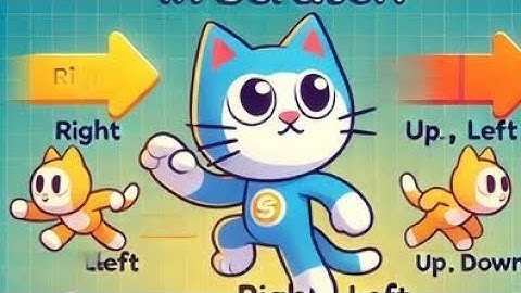 move sprites with arrow in scratch