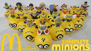 COMPLETE!!! UNBOXING MINIONS THE RISE OF GRU 2020 HAPPY MEAL