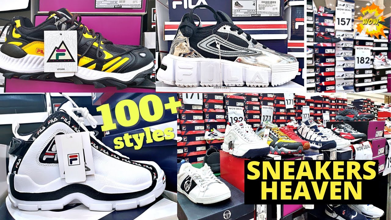 FILA SNEAKERS COLLECTION * Shopping #Fila Shoes at CHEAP Price - YouTube