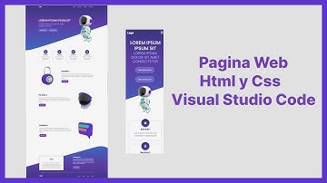 como HACER una PAGINA WEB con HTML y CSS en (VISUAL STUDIO CODE) 😱